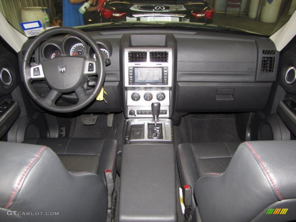 2008 Dodge Nitro R/T Dark Slate Gray Dashboard Photo #47039736