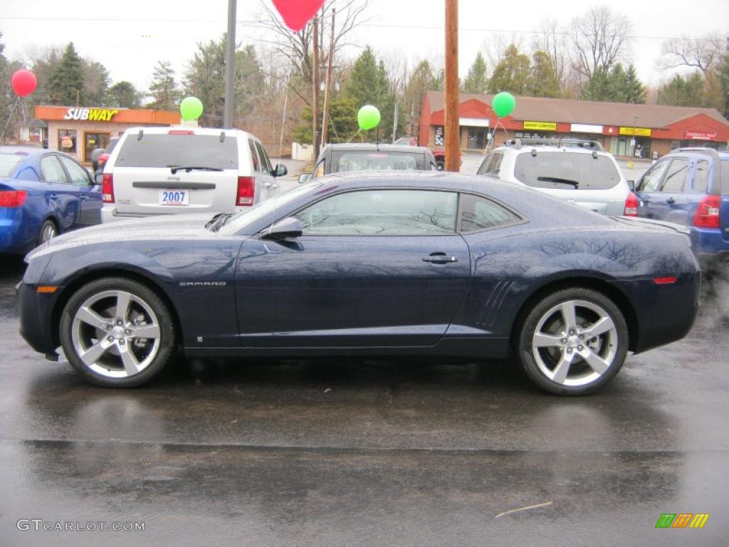 2010 Camaro LT/RS Coupe - Imperial Blue Metallic / Black photo #14