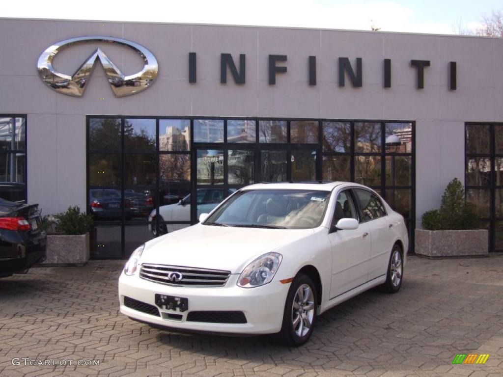 Ivory White Pearl 2006 Infiniti G 35 x Sedan Exterior Photo #47040249