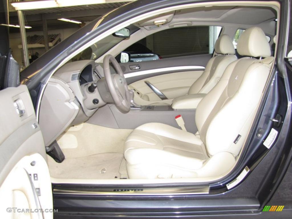 Wheat Interior 2008 Infiniti G 37 Journey Coupe Photo #47040306