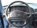 1995 Ford F250 Blue Interior Steering Wheel Photo