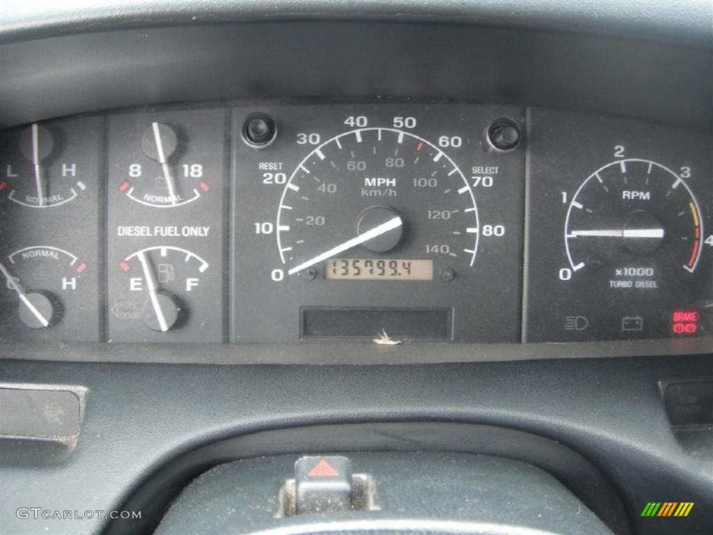 1995 Ford F250 XLT Extended Cab 4x4 Gauges Photo #47040654