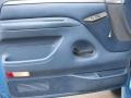 Blue 1995 Ford F250 XLT Extended Cab 4x4 Door Panel