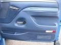 Blue 1995 Ford F250 XLT Extended Cab 4x4 Door Panel