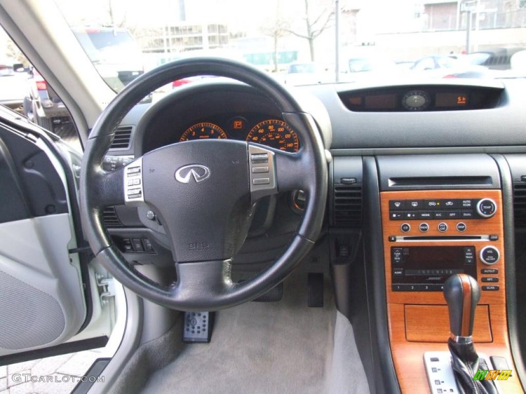 2006 Infiniti G 35 x Sedan Stone Steering Wheel Photo #47040706