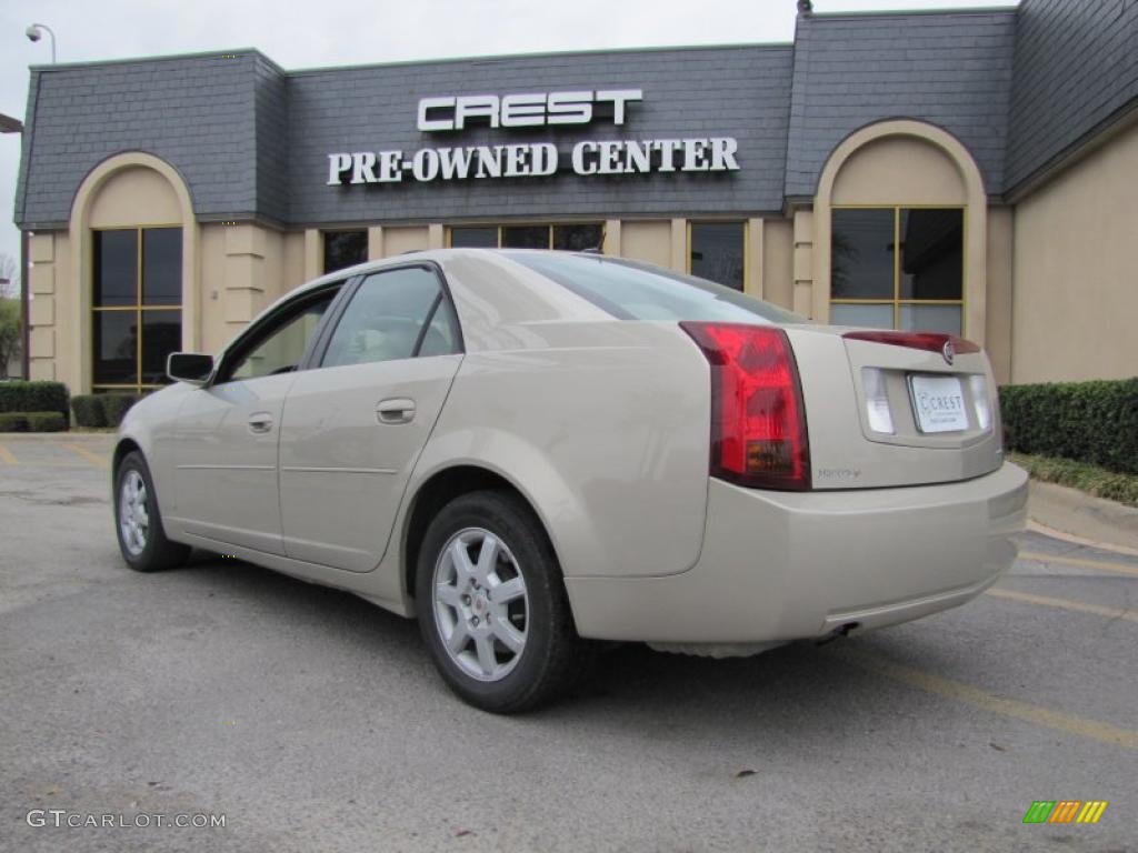 2007 CTS Sedan - Gold Mist / Cashmere photo #5