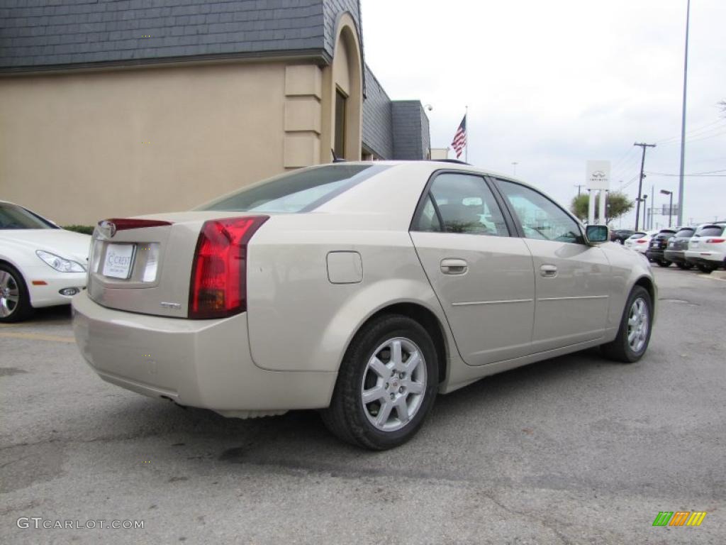 2007 CTS Sedan - Gold Mist / Cashmere photo #6
