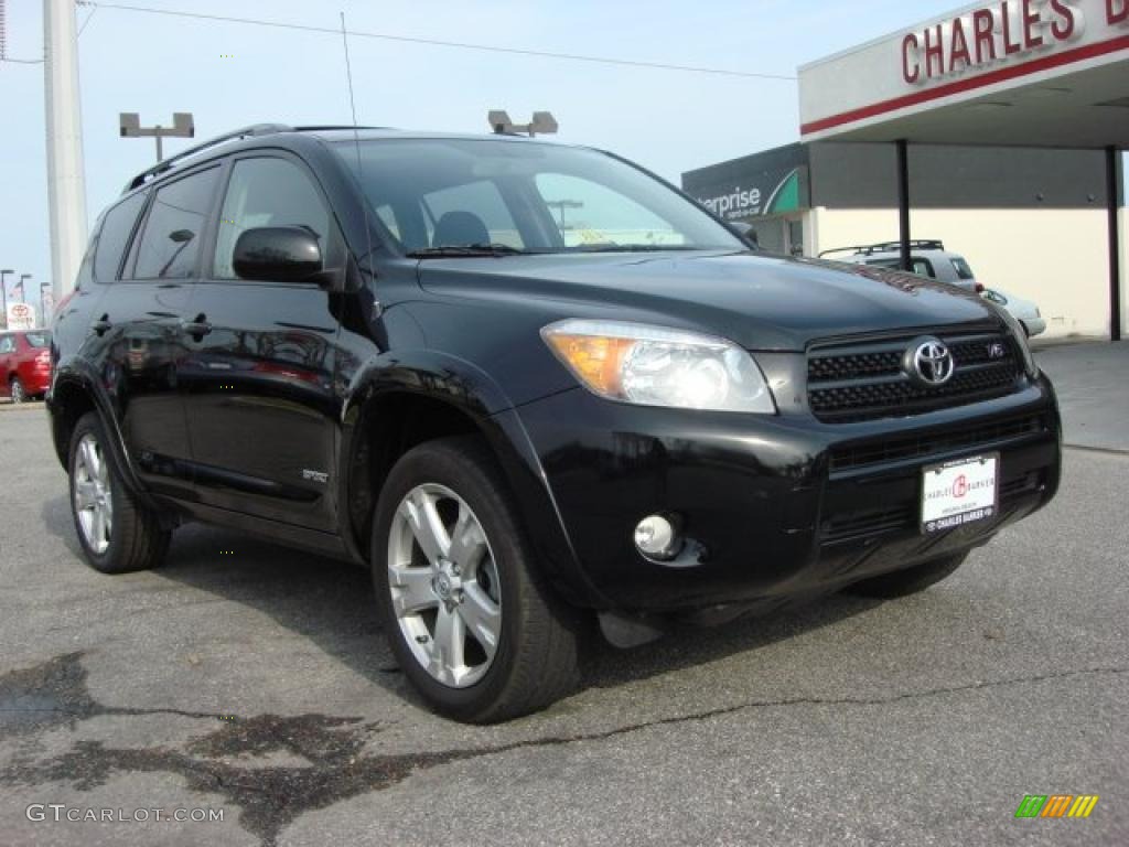 2007 RAV4 Sport 4WD - Black / Ash Gray photo #1