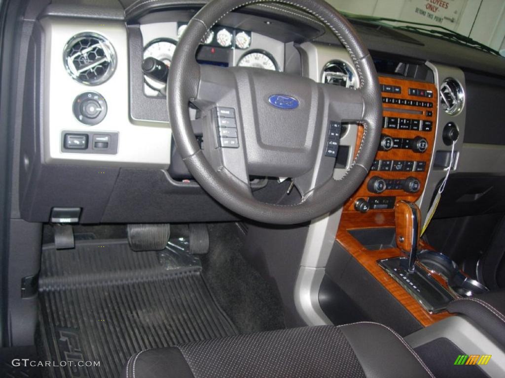 2010 F150 Lariat SuperCrew - Ingot Silver Metallic / Black photo #15