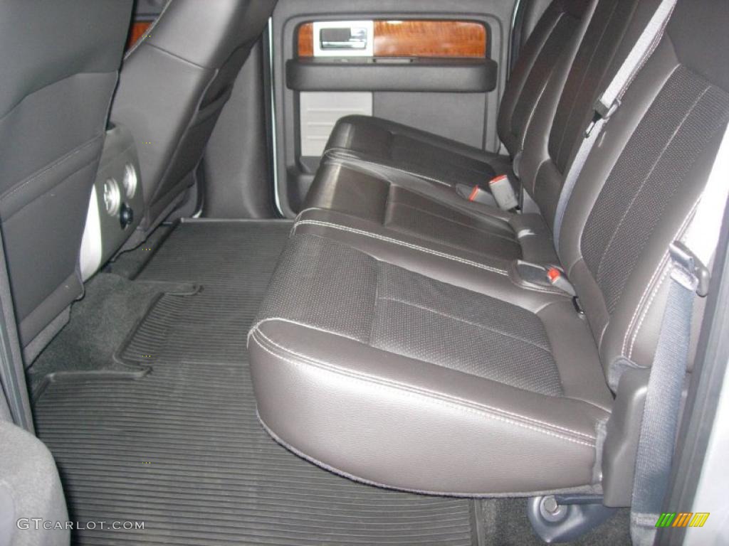 2010 F150 Lariat SuperCrew - Ingot Silver Metallic / Black photo #17