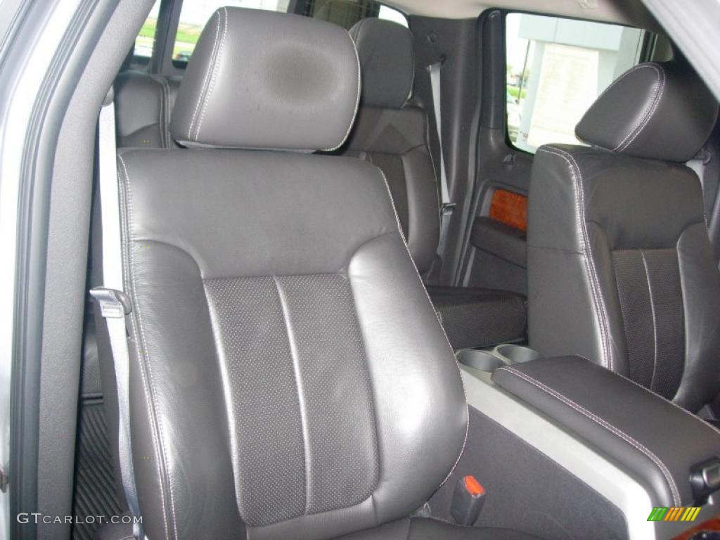 2010 F150 Lariat SuperCrew - Ingot Silver Metallic / Black photo #21