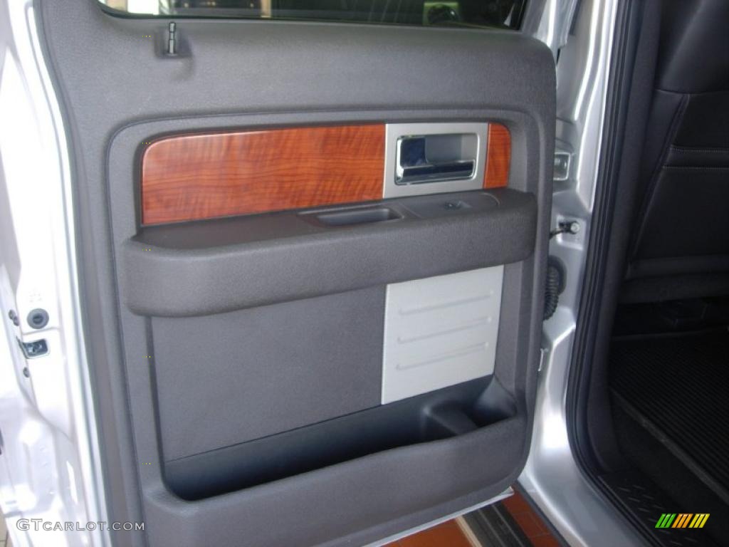 2010 F150 Lariat SuperCrew - Ingot Silver Metallic / Black photo #24