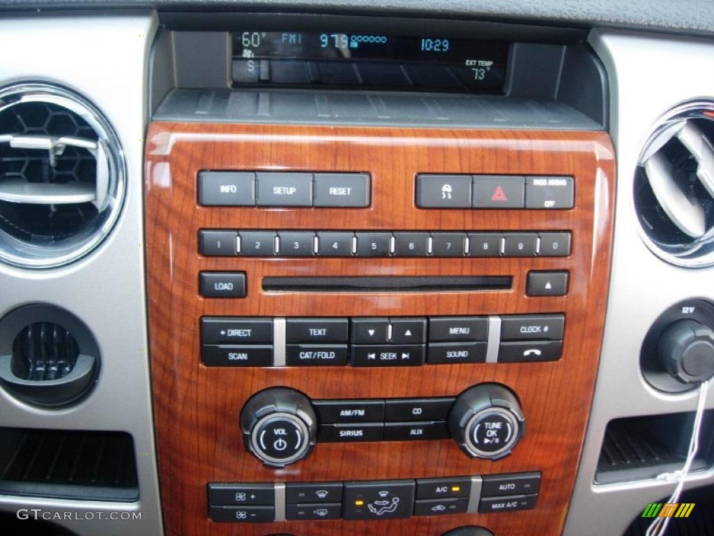 2010 F150 Lariat SuperCrew - Ingot Silver Metallic / Black photo #27