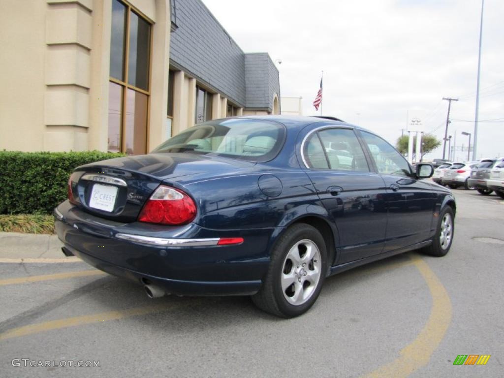 2001 S-Type 3.0 - Sapphire Blue / Ivory photo #6