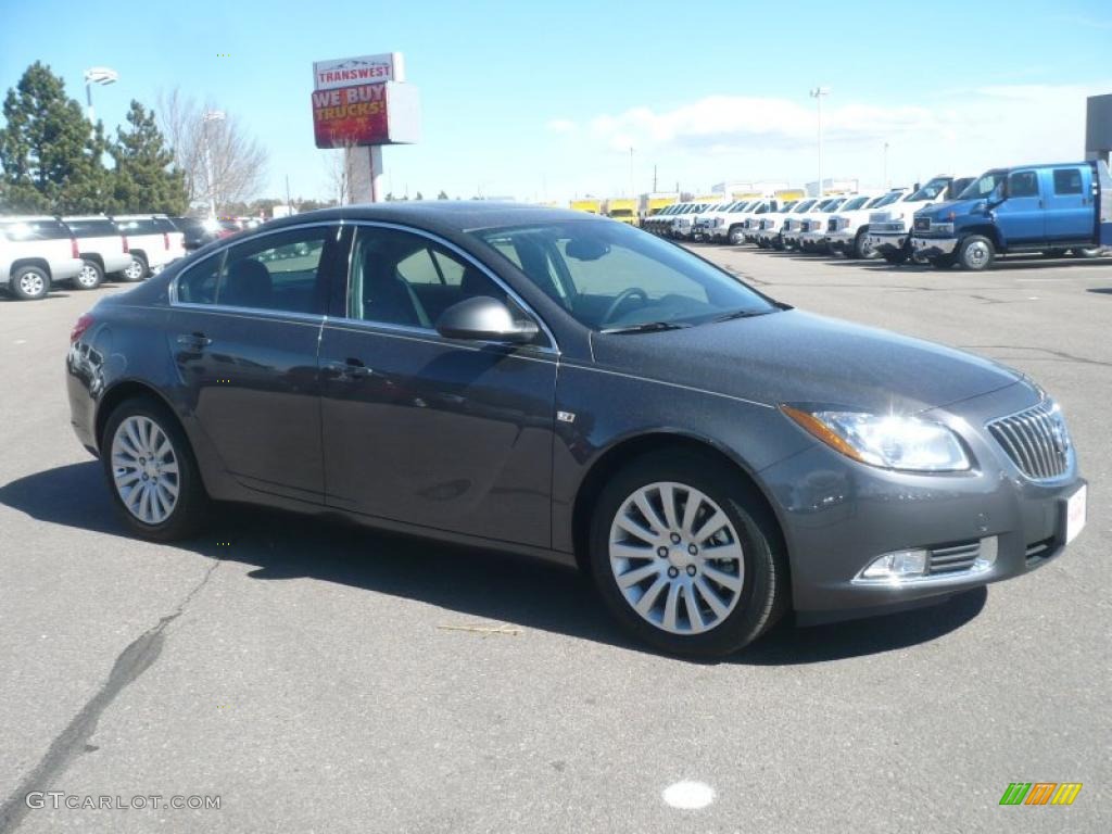 2011 Regal CXL Turbo - Granite Gray Metallic / Ebony photo #1