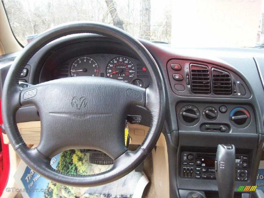 1997 Dodge Avenger ES Coupe Tan Dashboard Photo #47045222