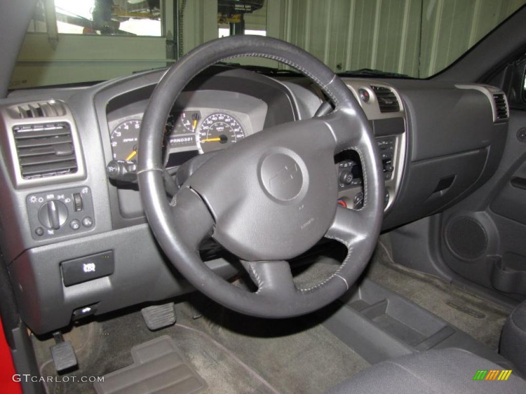 2004 Chevrolet Colorado LS Extended Cab Medium Dark Pewter Steering Wheel Photo #47047411