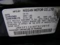 Info Tag of 2002 G 20 Sedan