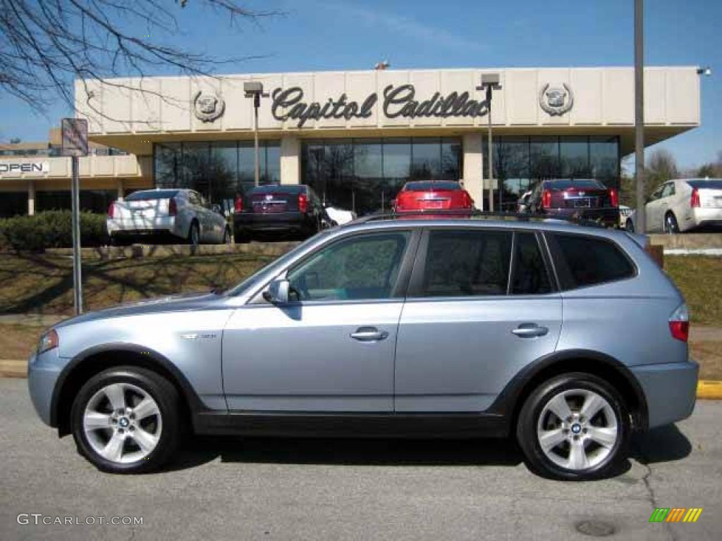 Blue Water Metallic BMW X3