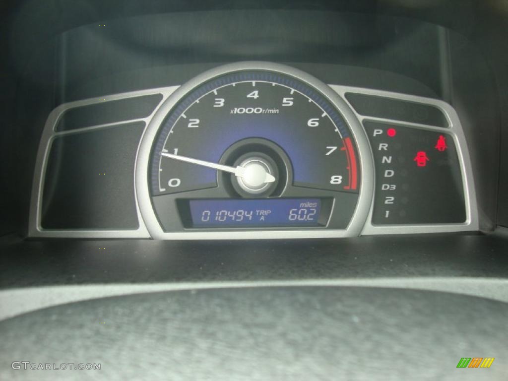 2010 Honda Civic EX Coupe Gauges Photo #47048988