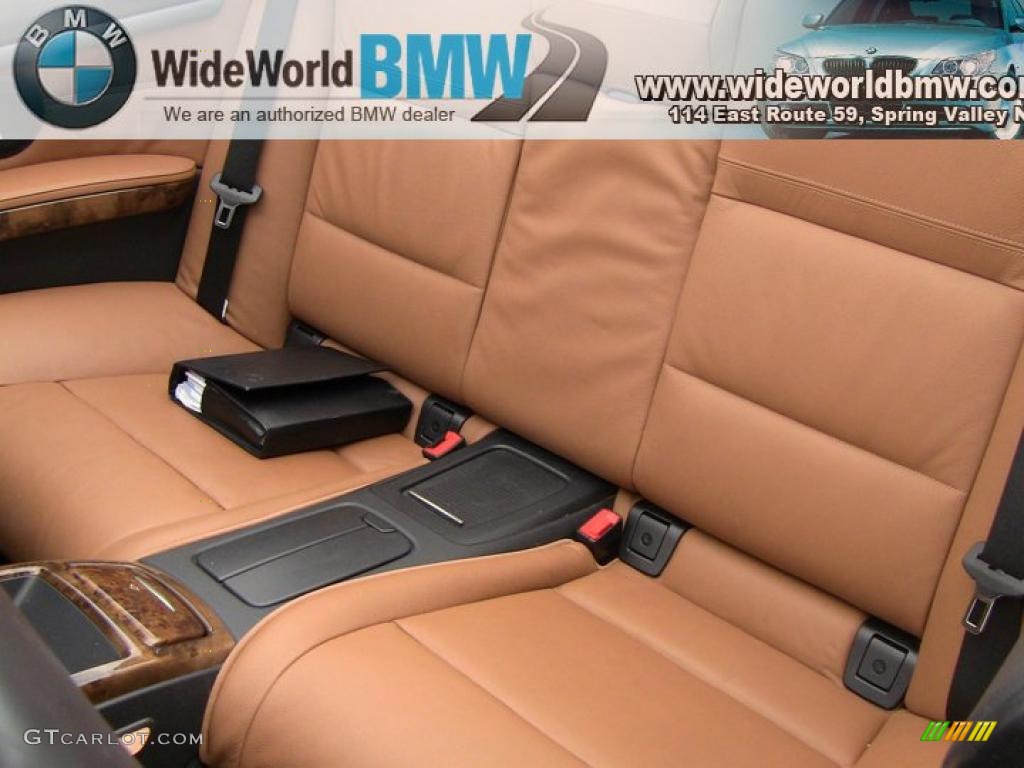 2008 3 Series 335i Convertible - Jet Black / Saddle Brown/Black photo #10