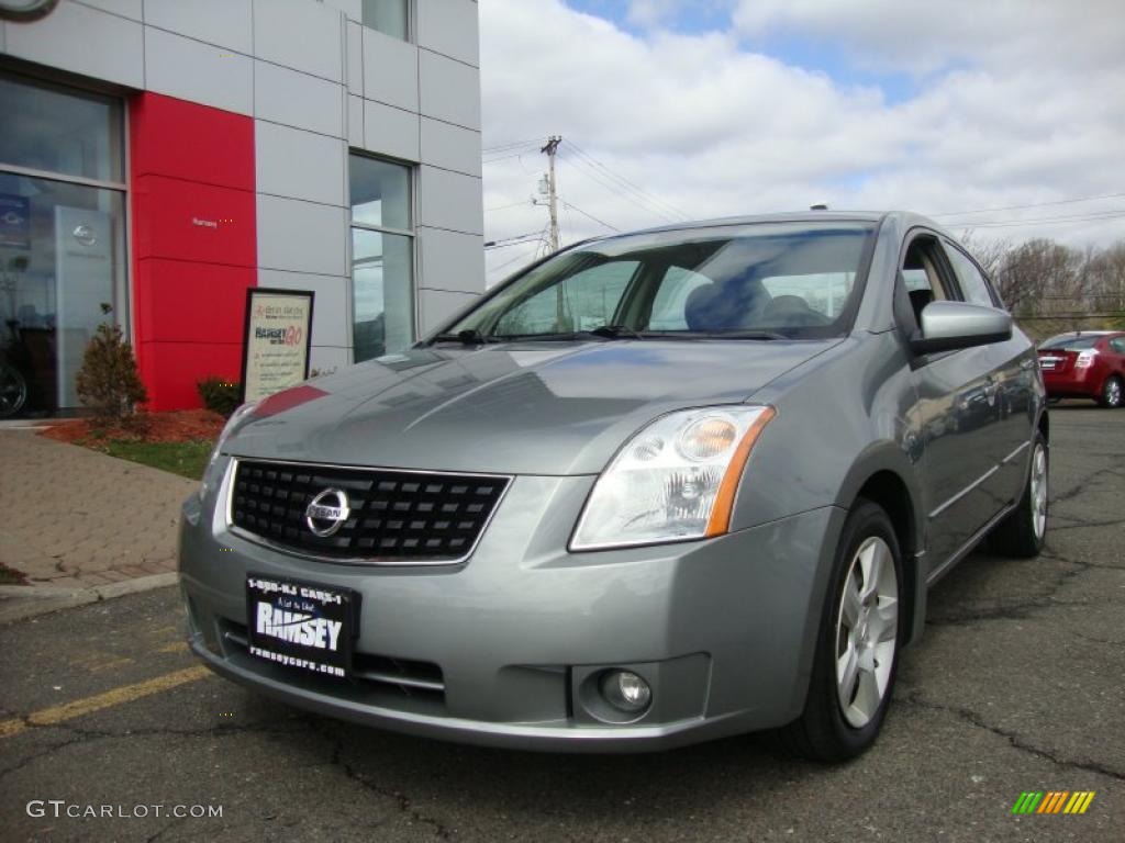 2008 Sentra 2.0 S - Magnetic Gray / Charcoal/Steel photo #1