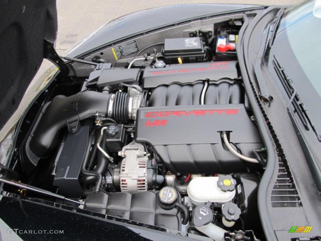 2008 Chevrolet Corvette Convertible 6.2 Liter OHV 16-Valve LS3 V8 Engine Photo #47051256