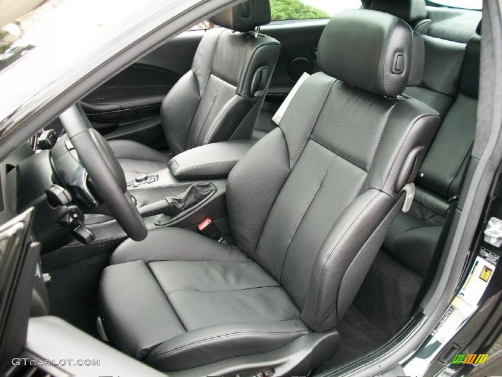 Black Interior 2010 BMW 6 Series 650i Coupe Photo #47051925