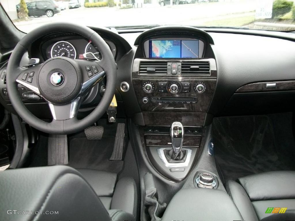 2010 BMW 6 Series 650i Coupe Black Dashboard Photo #47051937