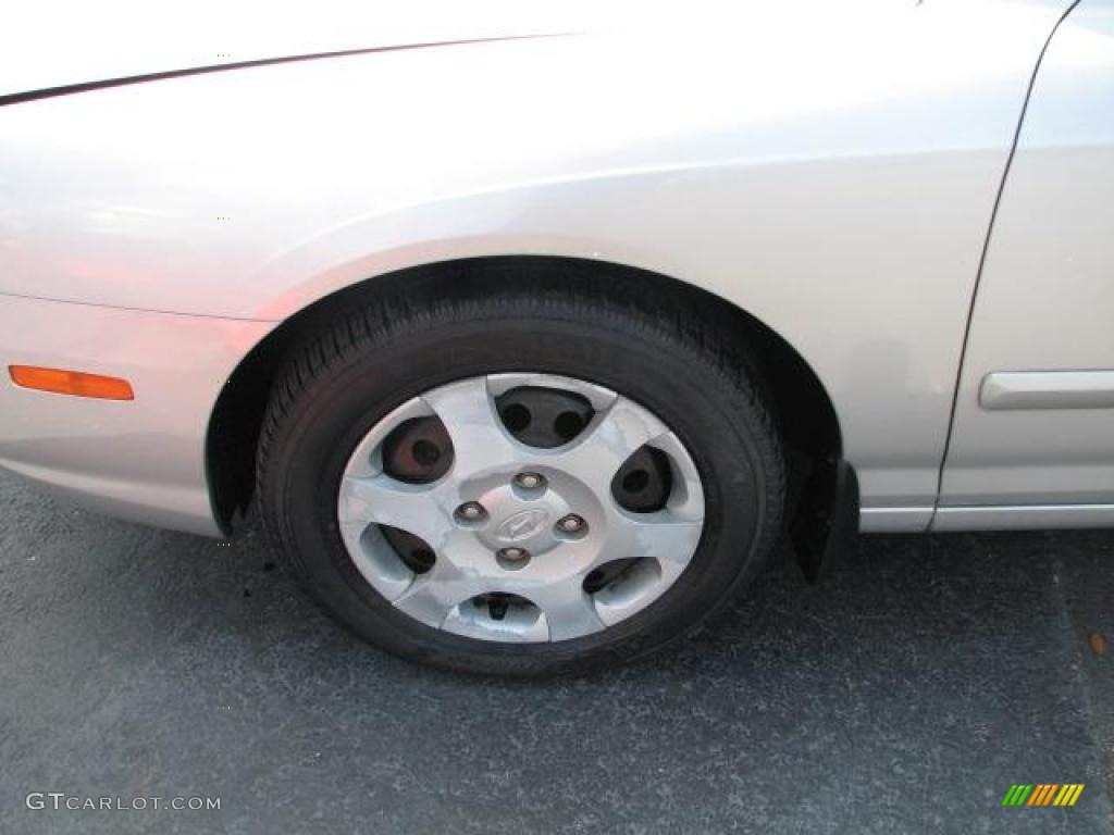 2002 Elantra GLS Sedan - Silver Pewter / Gray photo #21