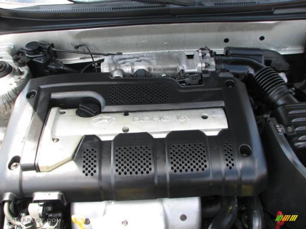 2002 Elantra GLS Sedan - Silver Pewter / Gray photo #22