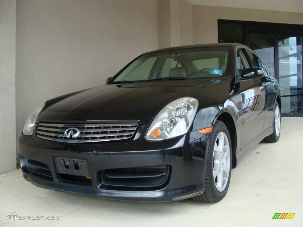 Black Obsidian 2004 Infiniti G 35 x Sedan Exterior Photo #47052423