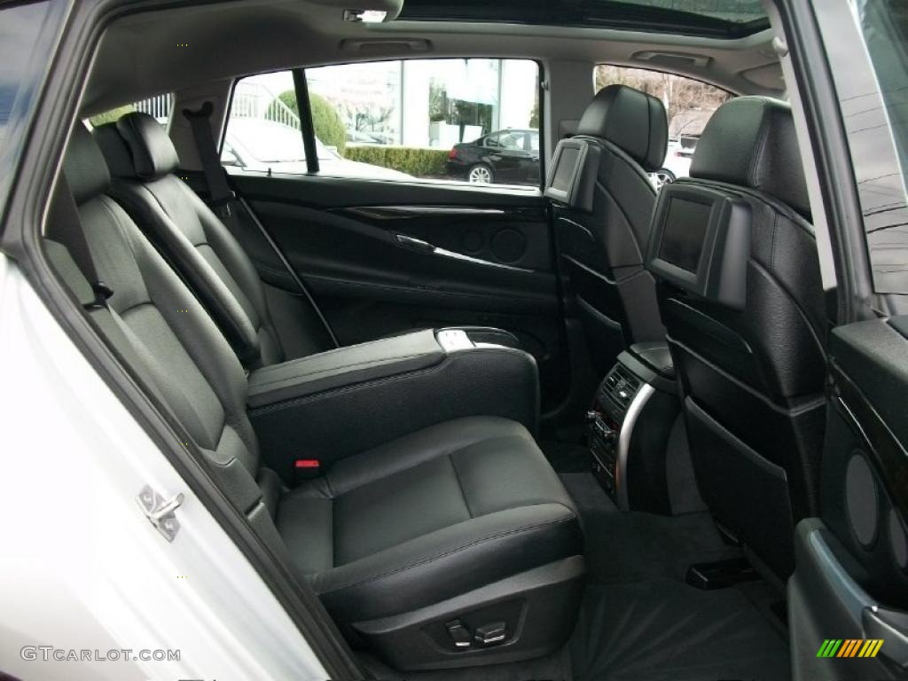 Black Interior 2010 BMW 5 Series 550i Gran Turismo Photo #47052468