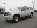 2010 Sheer Silver Metallic Chevrolet Suburban LT 4x4  photo #2