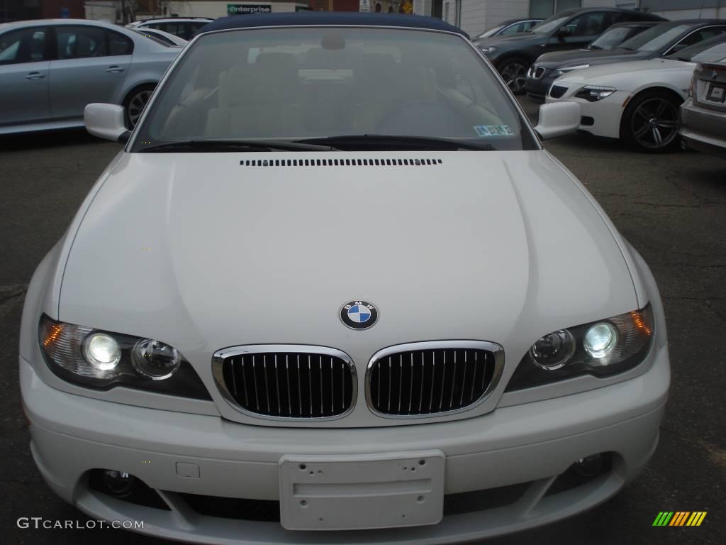 2006 3 Series 325i Convertible - Alpine White / Sand photo #3