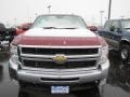 2008 Deep Ruby Metallic Chevrolet Silverado 2500HD LTZ Extended Cab 4x4  photo #1