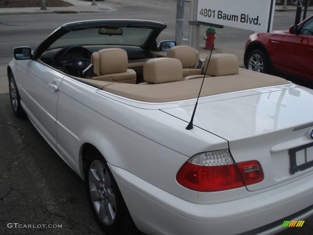 2006 3 Series 325i Convertible - Alpine White / Sand photo #14