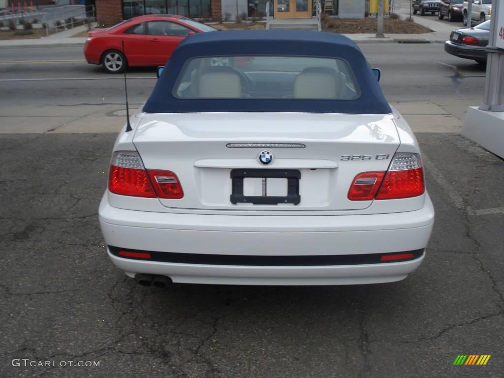 2006 3 Series 325i Convertible - Alpine White / Sand photo #20