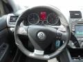 2009 Volkswagen GTI Anthracite Black Leather Interior Steering Wheel Photo