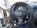 2005 Lexus IS Black Interior Steering Wheel Photo