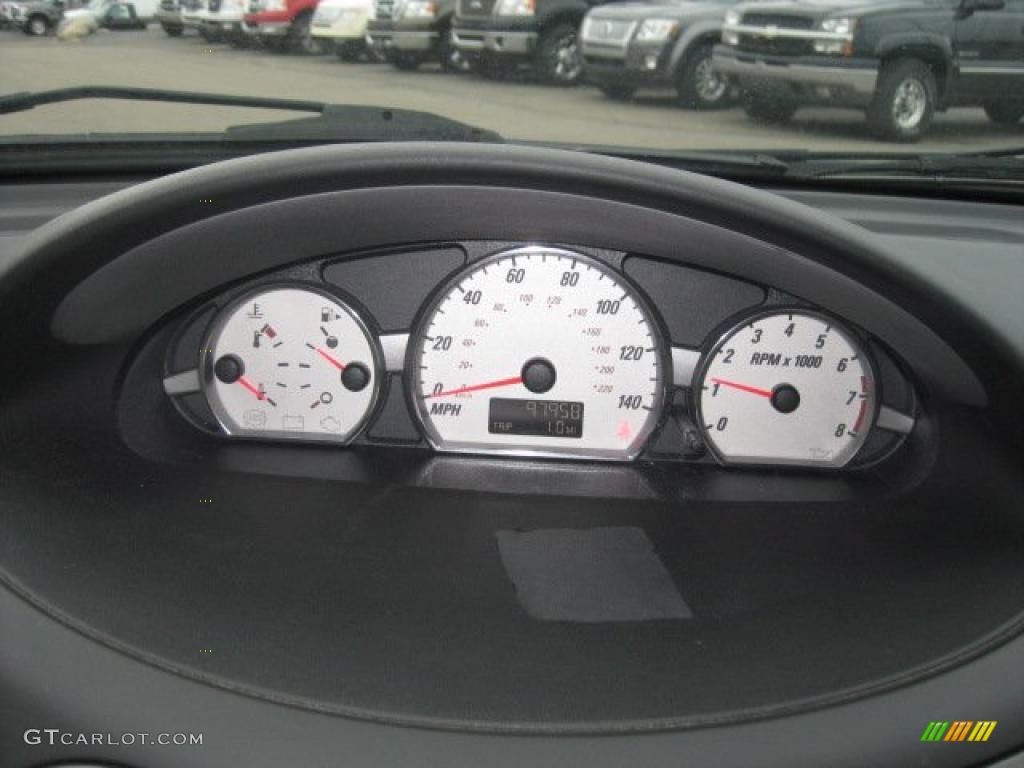 2005 Saturn ION Red Line Quad Coupe Gauges Photo #47054584