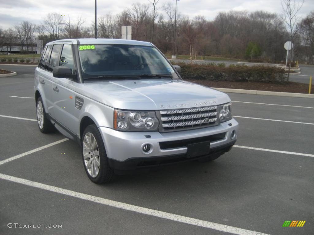 2006 Range Rover Sport Supercharged - Zambezi Silver Metallic / Ebony Black photo #2