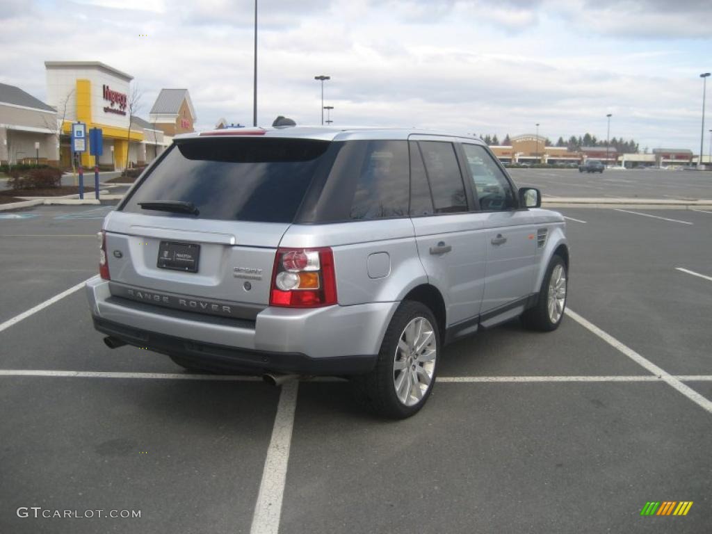 2006 Range Rover Sport Supercharged - Zambezi Silver Metallic / Ebony Black photo #3