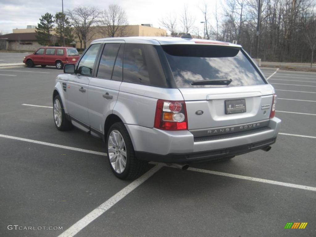 2006 Range Rover Sport Supercharged - Zambezi Silver Metallic / Ebony Black photo #4