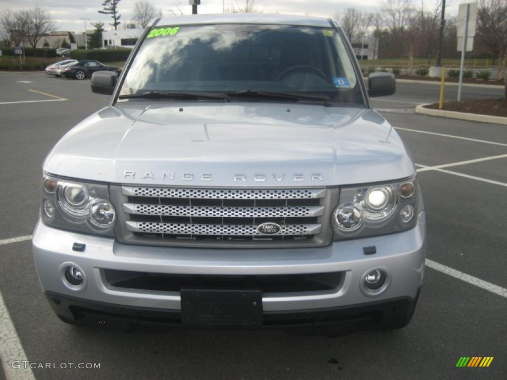 2006 Range Rover Sport Supercharged - Zambezi Silver Metallic / Ebony Black photo #6