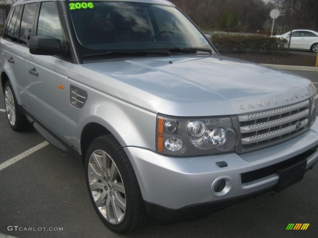 2006 Range Rover Sport Supercharged - Zambezi Silver Metallic / Ebony Black photo #7