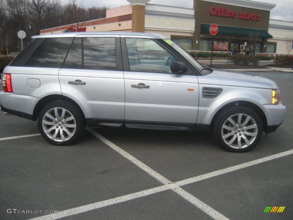 2006 Range Rover Sport Supercharged - Zambezi Silver Metallic / Ebony Black photo #8