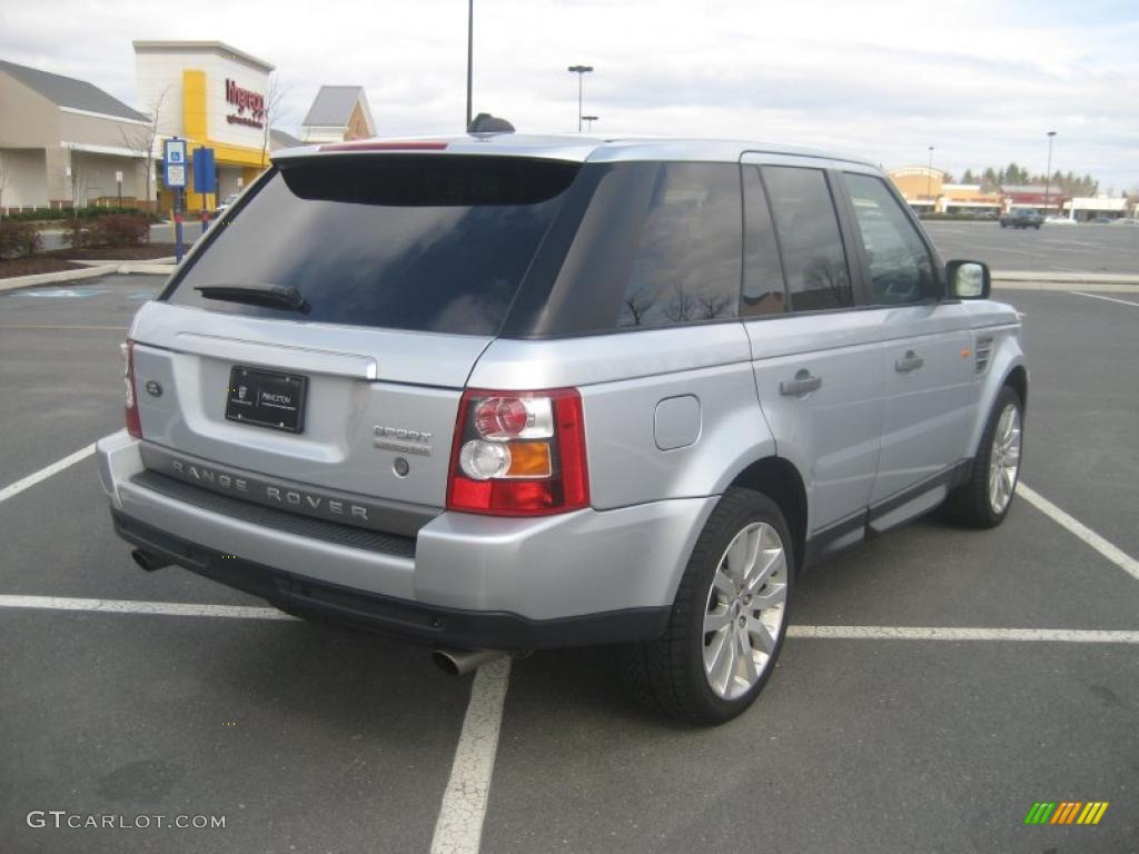 2006 Range Rover Sport Supercharged - Zambezi Silver Metallic / Ebony Black photo #9