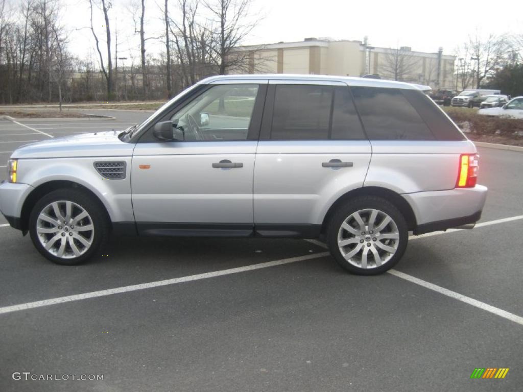 2006 Range Rover Sport Supercharged - Zambezi Silver Metallic / Ebony Black photo #12