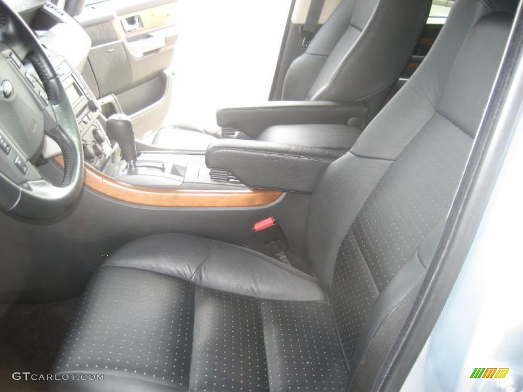 2006 Range Rover Sport Supercharged - Zambezi Silver Metallic / Ebony Black photo #22